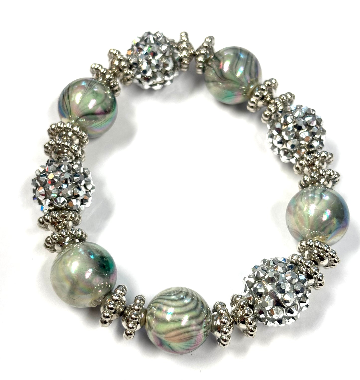 Acrylic beaded bracelets