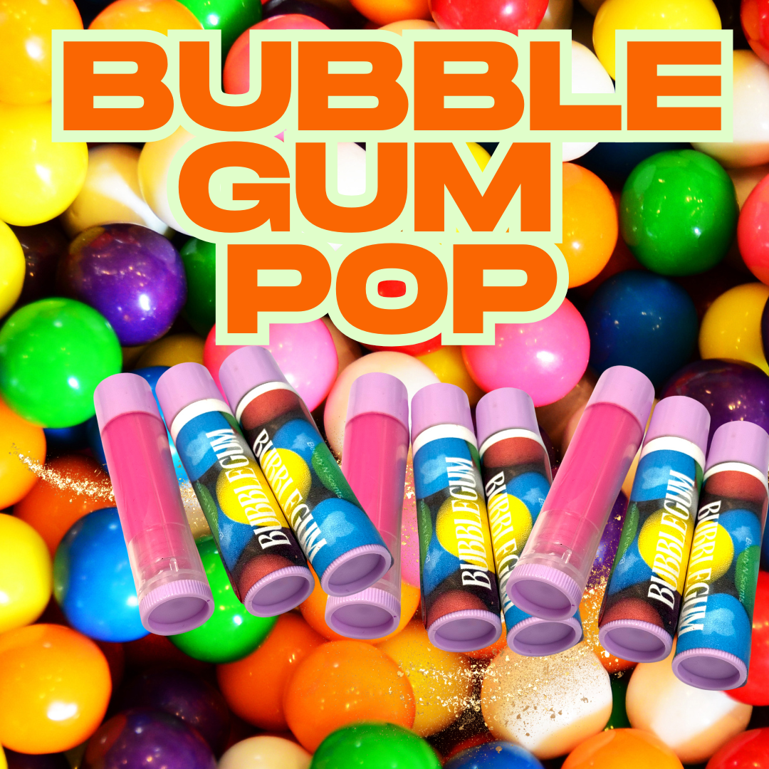 Bubble gum pop lip balm