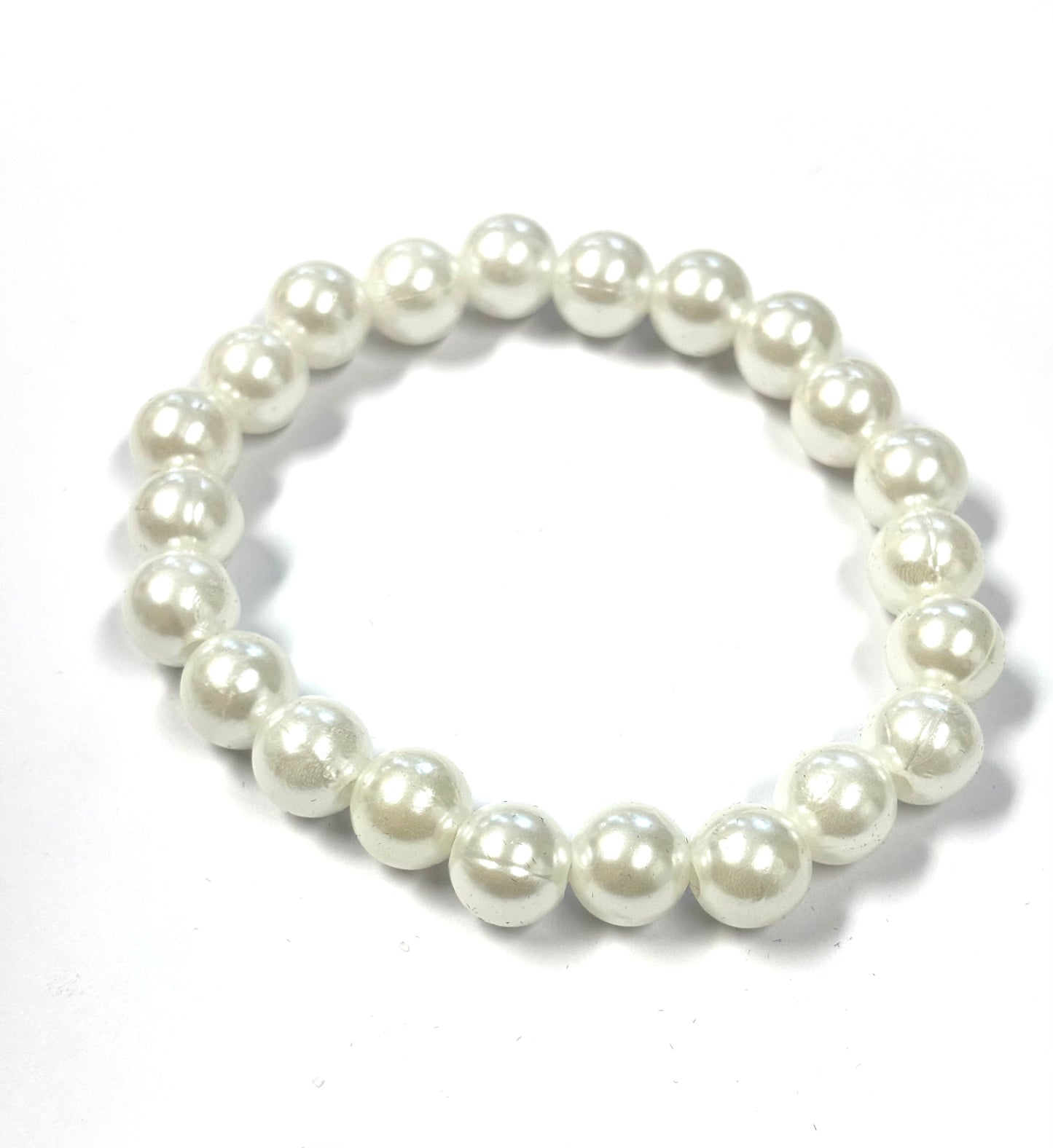 Faux pearl bracelet