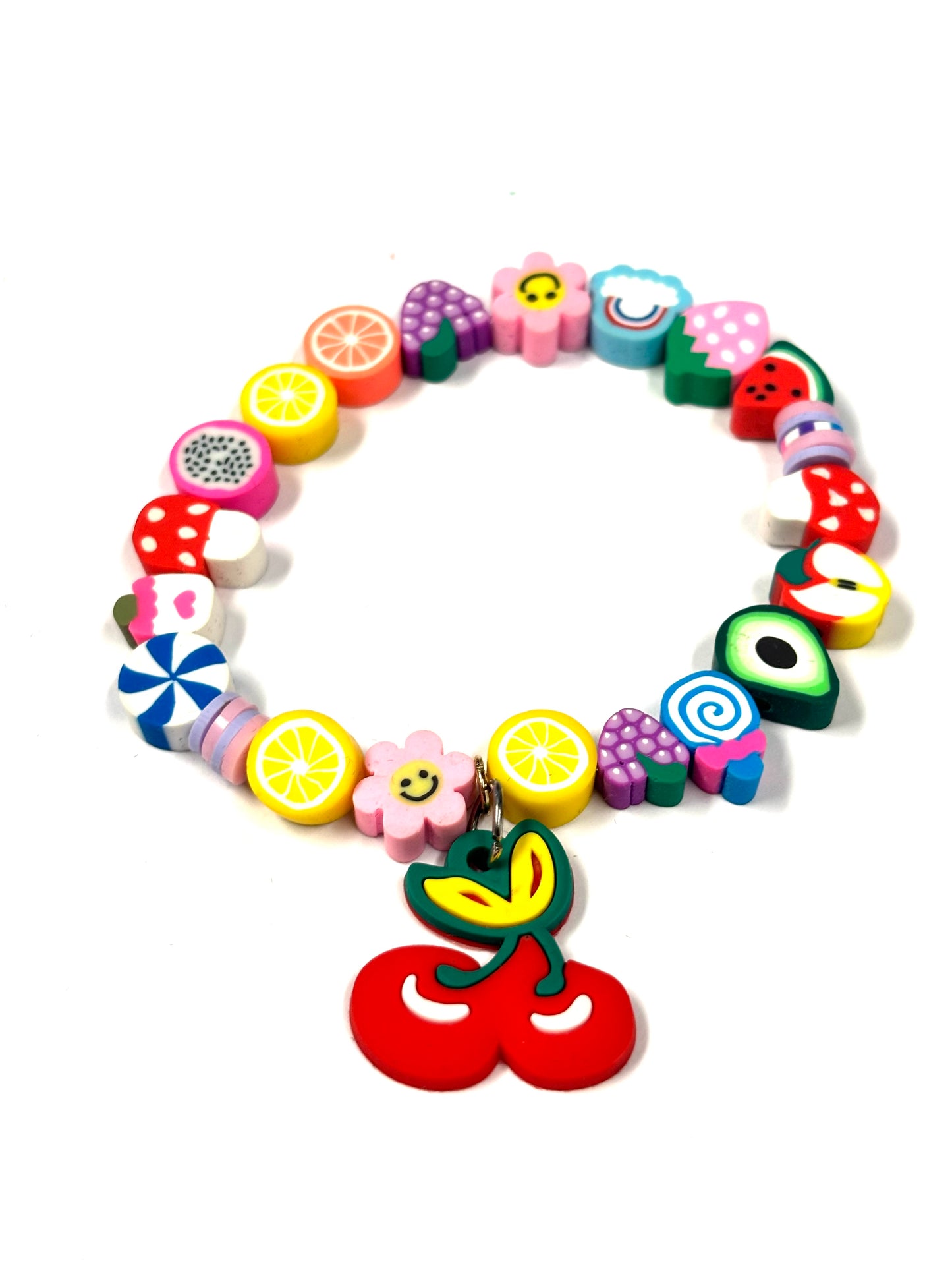 Fruit clay bracelet
