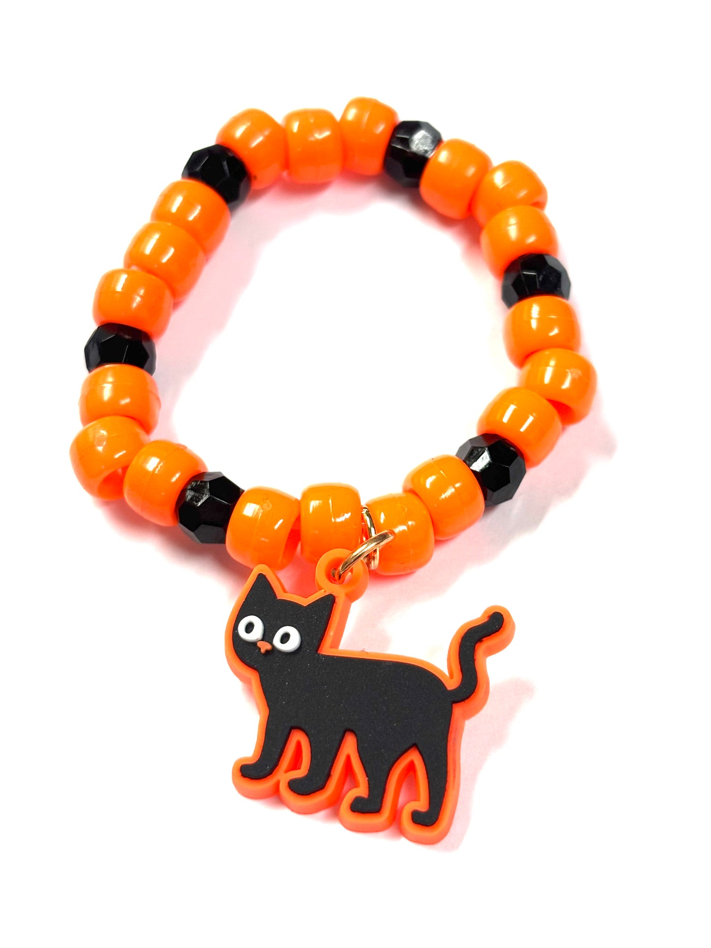 Halloween cat bracelet