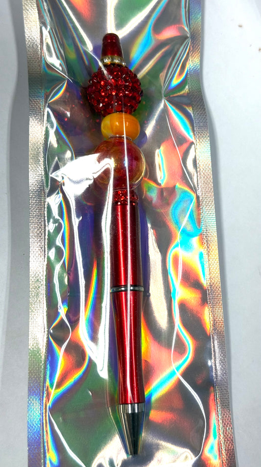 Beadable pens with focal