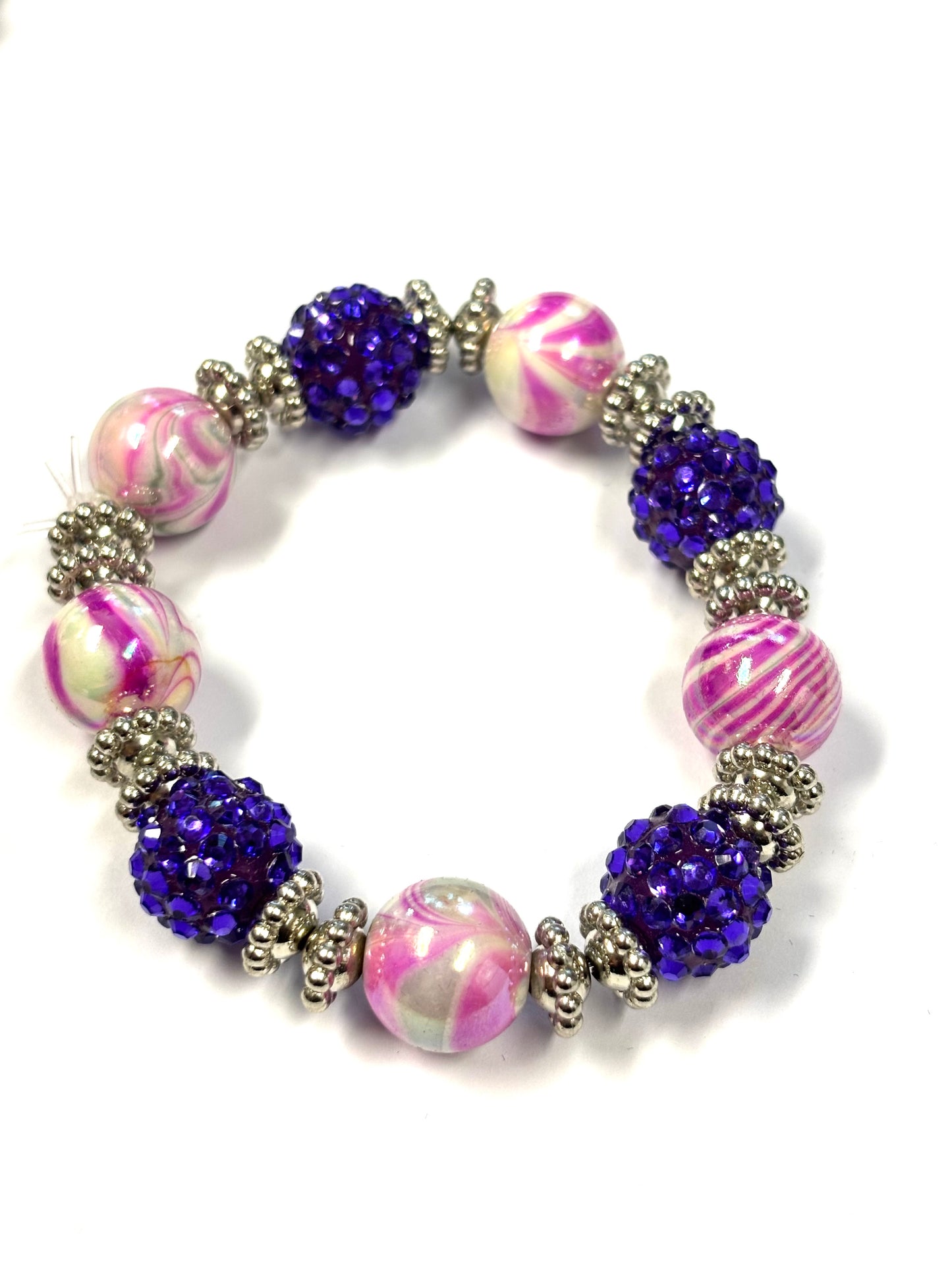 Acrylic beaded bracelets