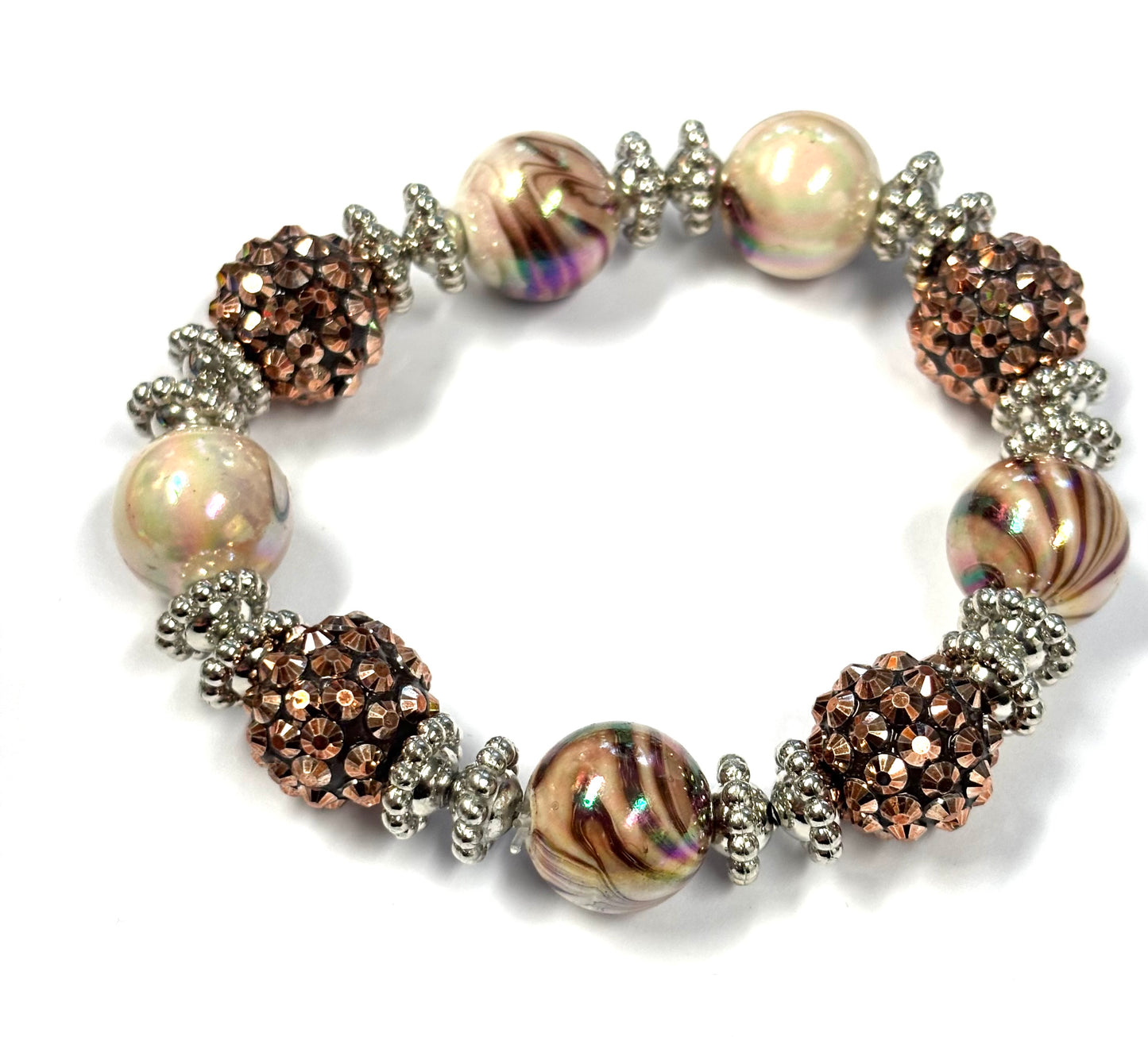 Acrylic beaded bracelets