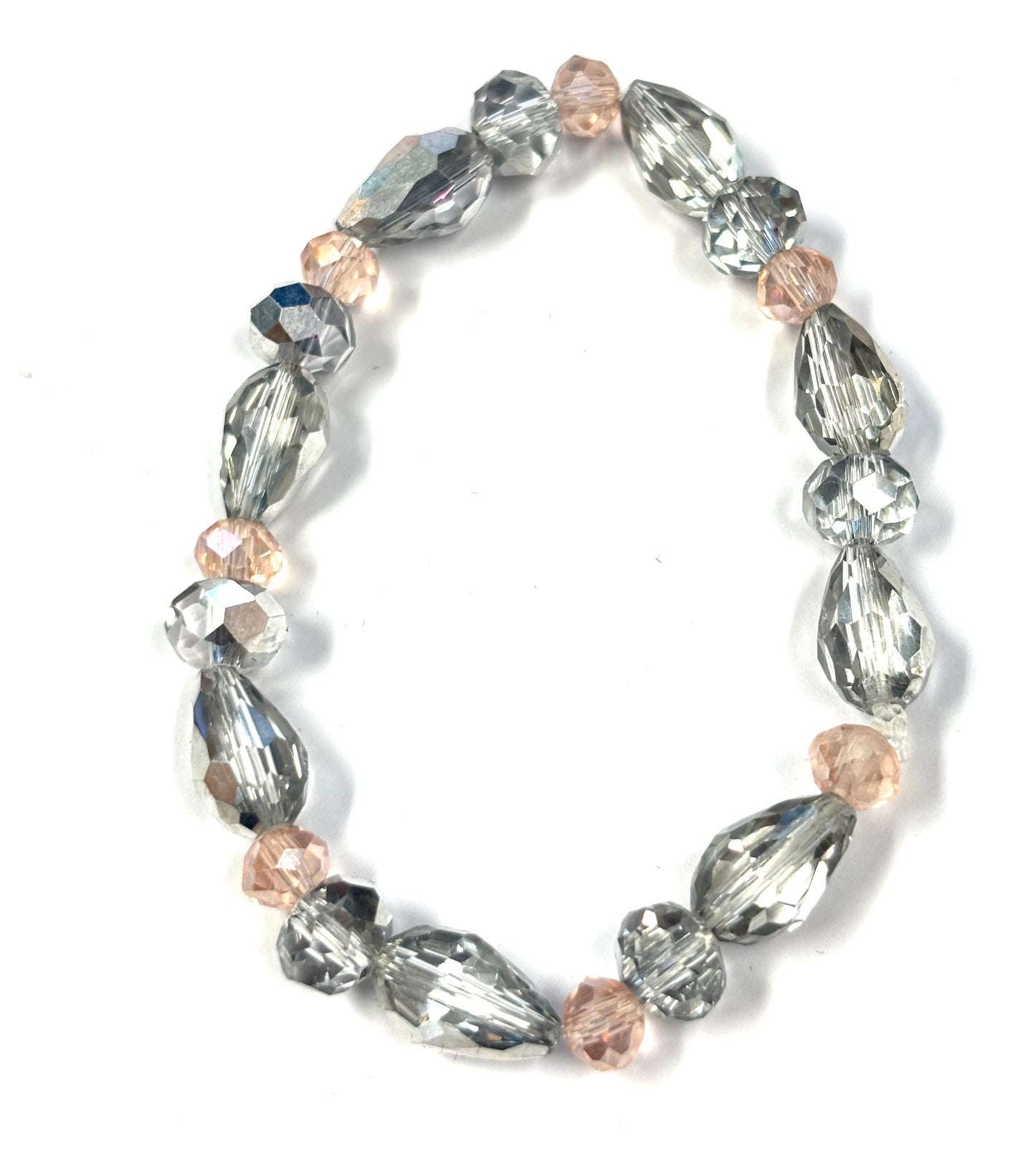 Glass beaded bracelet