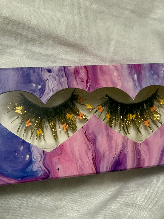 Lashes: Glitter butterfly