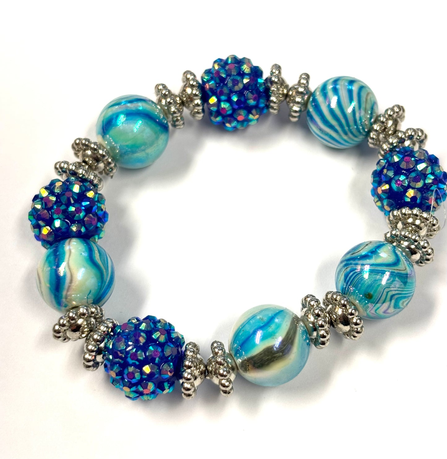 Acrylic beaded bracelets